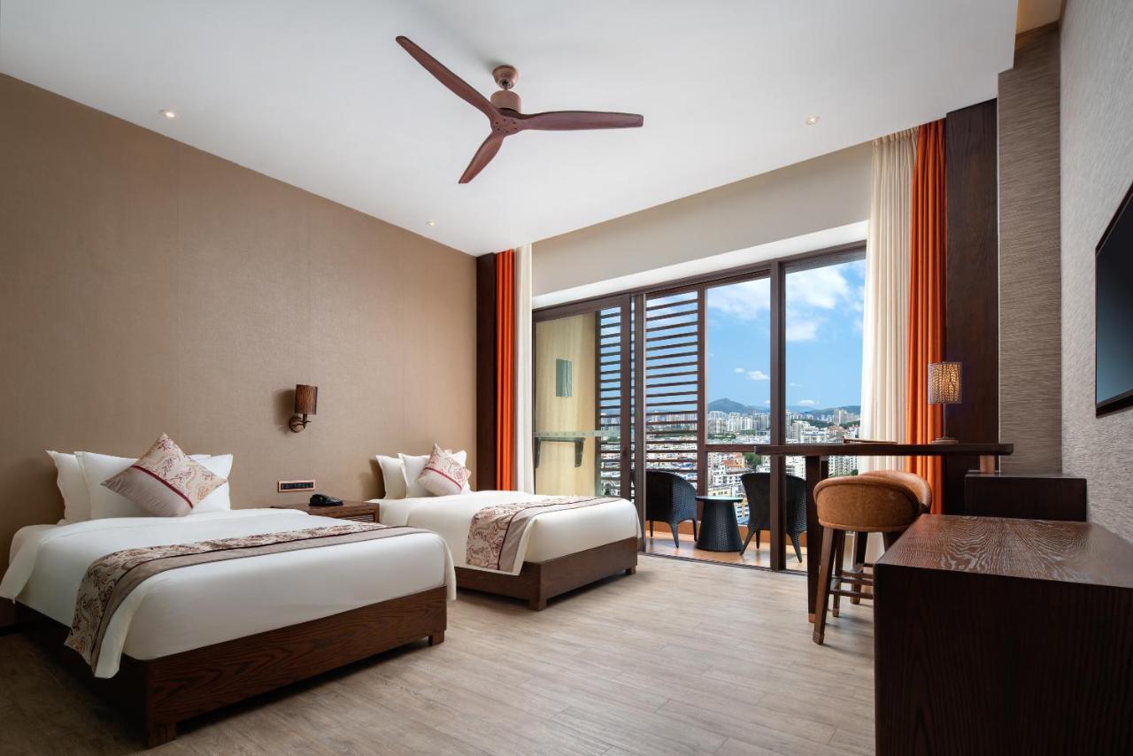 Mangrove Tree Resort World Sanya Bay- Queen Palm Towers Exteriör bild